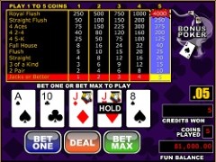 Bonus Poker 